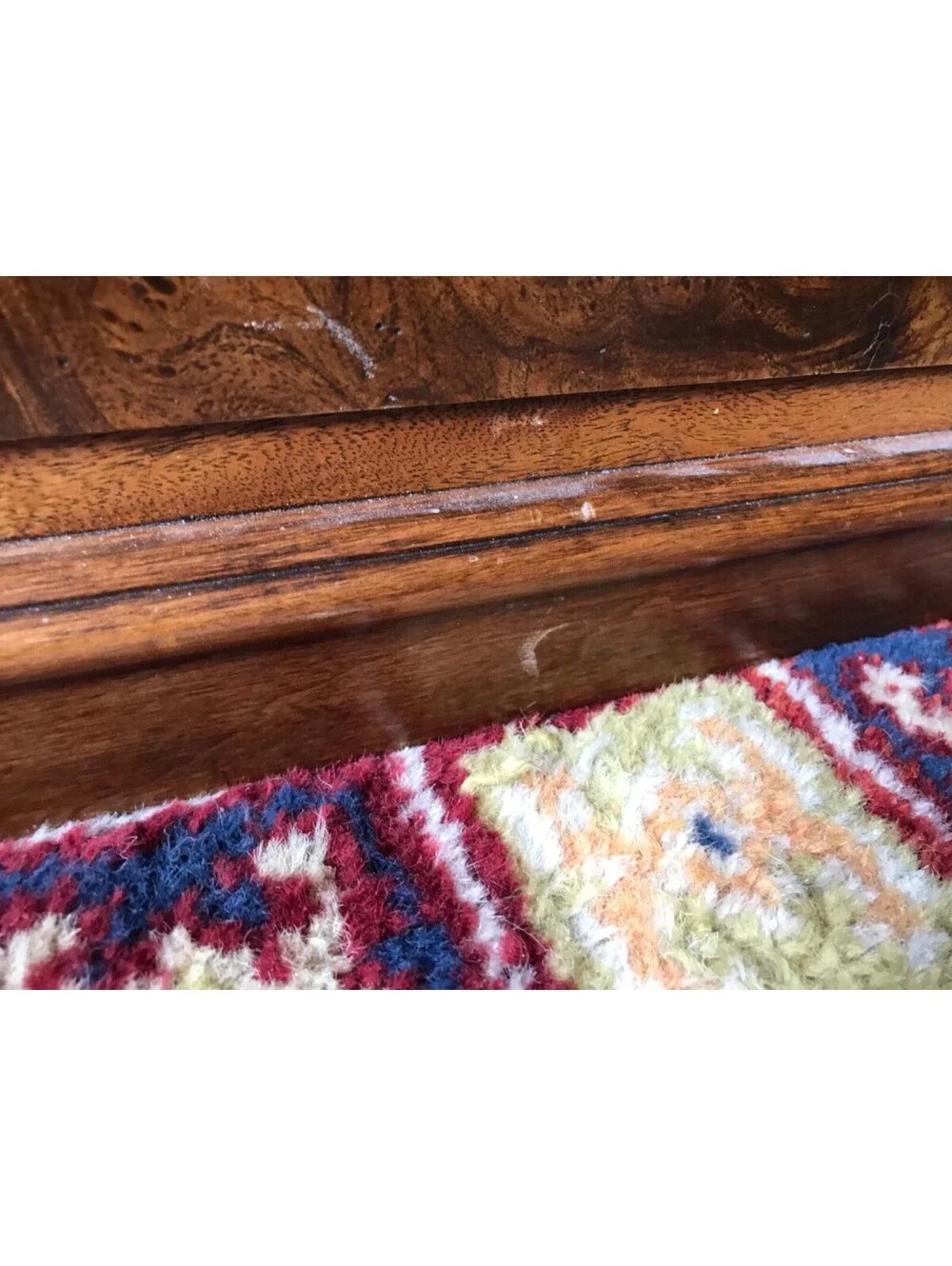 Vintage 1972 Thomasville Stroupe Mirror solid Wood Boho 49